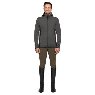 Bluza męska Piquet Hooded Softshell stone grey 