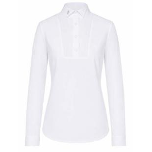 Koszula konkursowa damska Wing Collar w/bib L/S Competition Shirt biała