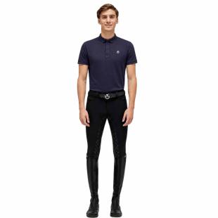 Koszulka bawełniana męska Super CT S/S Training Polo  granat