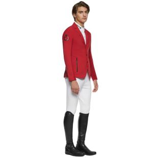 Frak męski Revo Light Tech Knit Zip czerwony   