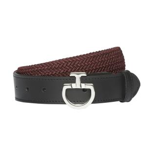 Obrazek dla: Pasek jeździecki damski Women's Elastic Belt  CT Clasp bordowy