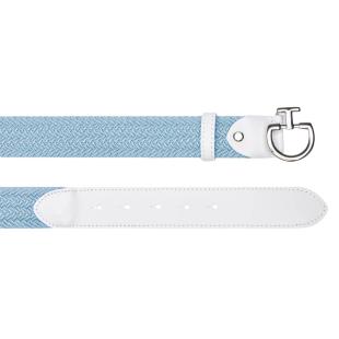 Obrazek 2 dla: Pasek jeździecki damski Women's Elastic Belt CT Clasp blue fog   