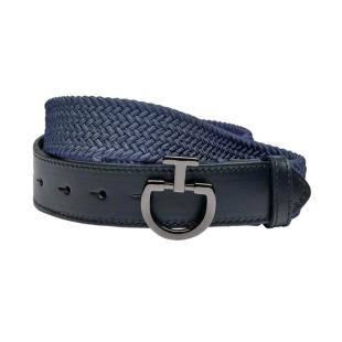 Pasek jeździecki damski Women's Elastic CT Clasp atlantic blue/czarny
