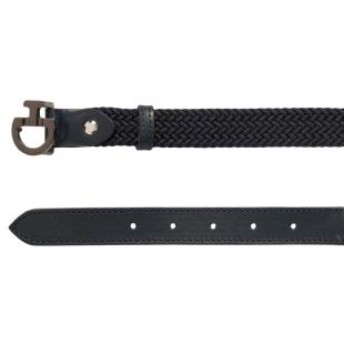 Pasek jeździecki dziecięcy CT Younger  Elastic Clasp granatowy