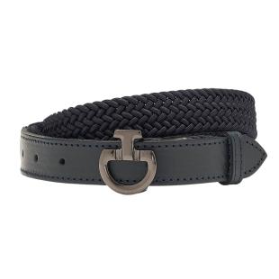 Pasek jeździecki dziecięcy CT Younger  Elastic Clasp granatowy