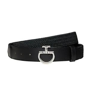 Pasek jeździecki męski Men's Elastic Belt CT Clasp czarny 