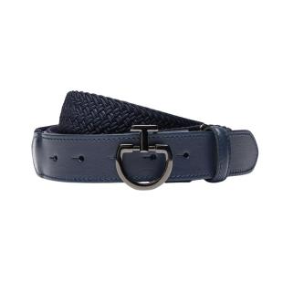 Obrazek dla: Pasek jeździecki męski Men's Elastic Belt CT Clasp granatowy