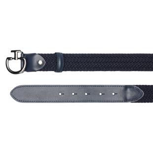 Obrazek 2 dla: Pasek jeździecki męski Men's Elastic Belt CT Clasp granatowy