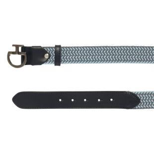 Pasek jeździecki damski Women's Elastic Belt CT Clasp błękit/granat