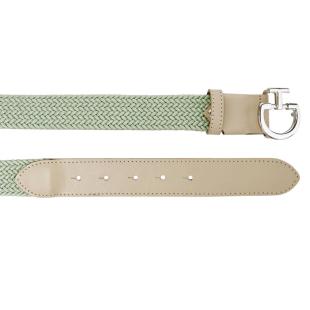 Pasek jeździecki damski Women's Elastic Belt CT Clasp pistachio/wanilia