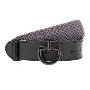 Pasek jeździecki damski Women's Elastic CT Clasp szary/czarny
