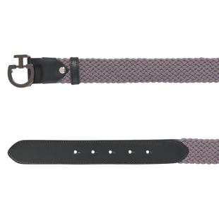 Pasek jeździecki damski Women's Elastic CT Clasp szary/czarny