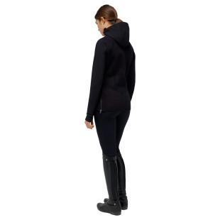 Bluza damska Softshell Revo Red Label Jersey Tech Knit Hooded czarny 