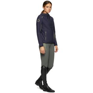 Bluza damska  Softshell CT Team Highlight Jersey Zip  Hooded royal navy 