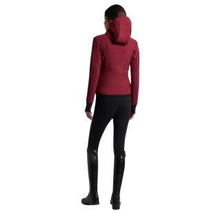 Kurtka damska CT Thermal Hooded Softshell bordowa 