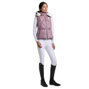 Kamizelka damska CT Hooded Down Padded Nylon grape shake 