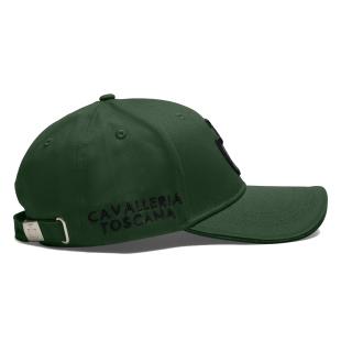 Obrazek 2 dla: Czapka z daszkiem Cavalleria Toscana junglegreen z czarnym logo