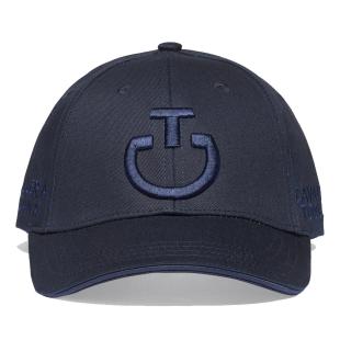 Czapka z daszkiem Cavalleria Toscana granatowa z logo granatowym