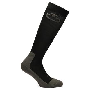 Obrazek dla: Skarpety jeździeckie Cavalleria Toscana CT Jacquard Tech Socks  czarne 