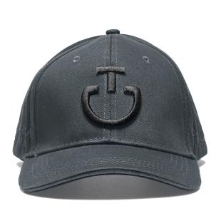 Obrazek dla: Czapka z daszkiem Cavalleria Toscana ciemnoszara z czarnym logo