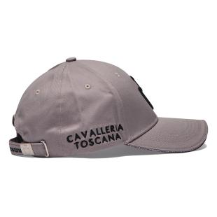 Obrazek 2 dla: Czapka z daszkiem Cavalleria Toscana cipria z czarnym logo